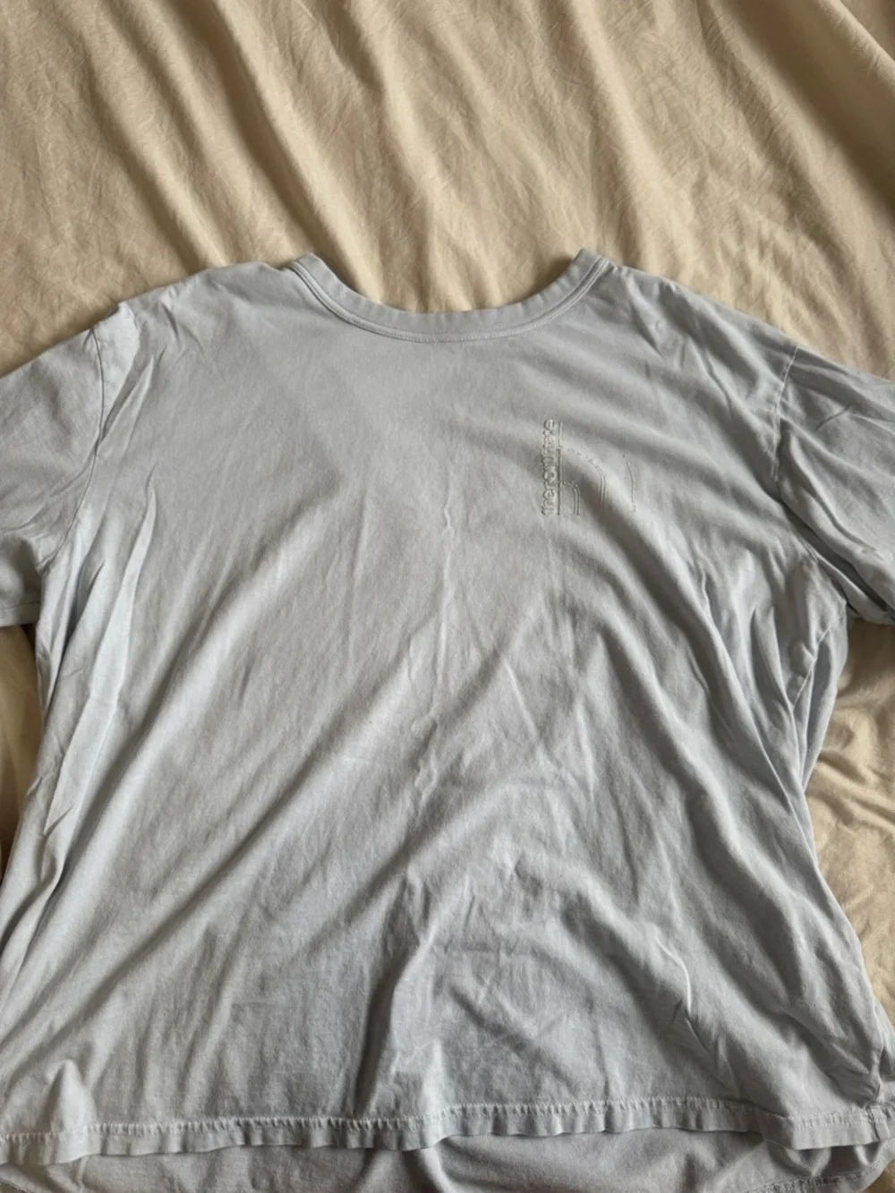 The North Face Light Blue Short Sleeve Crew Tee - Picture 1 of 4